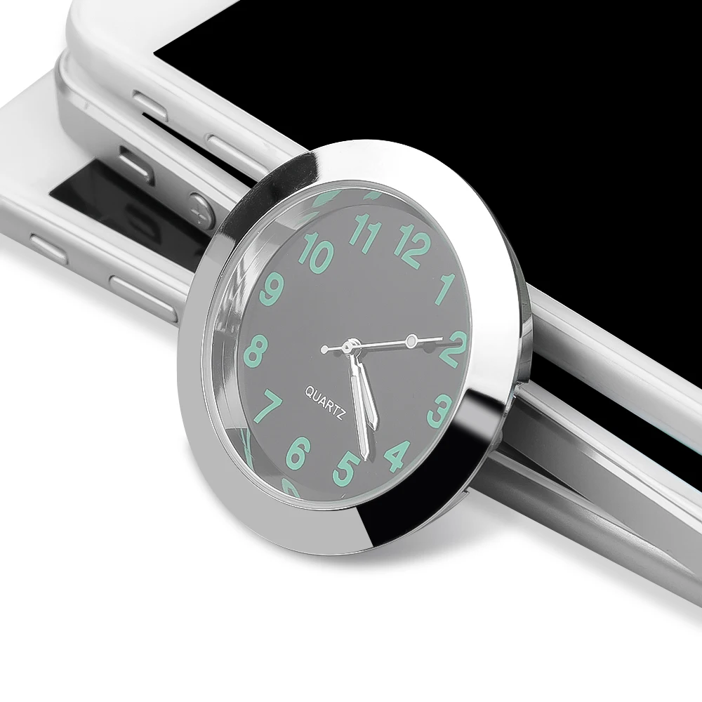 Luminous Mini Stick-On Digital Car Clock Ornament