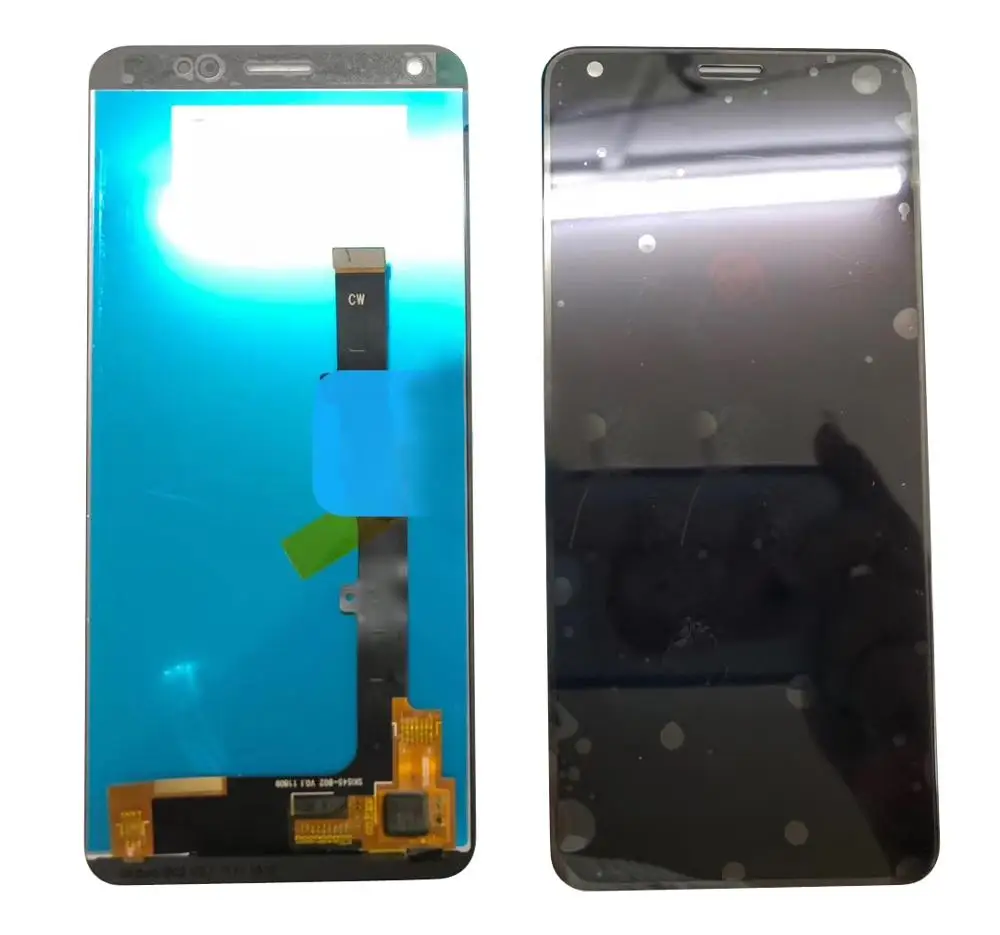 black no frame Тесты ок 5,4" для zte лезвие V9 Vita ЖК-дисплей Экран Дисплей Панель Ассамблеи 3 м Стикеры - Цвет: black no frame