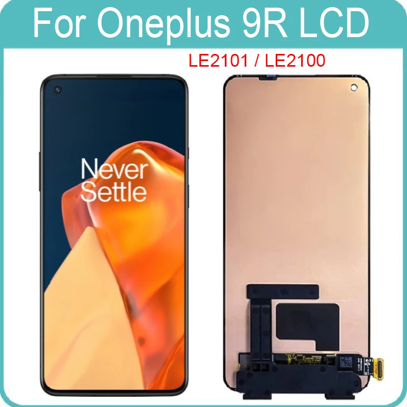Super AMOLED 6 55 &quotдля Oneplus 9R LE2101 ЖК-дисплей фотодисплей для LE2100 запасные части |
