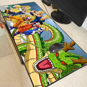 

Dragon Ball Anime Large Gaming Mouse Pad Anti-slip with Locking Edge Mousepad Keyboard Pad Desk Pad for Laptop Mouse