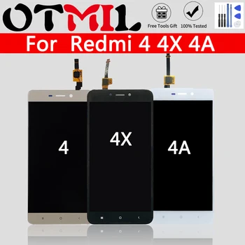 

Tested For XIAOMI Redmi 4 4X 4A LCD Original 5.0" LCD Display Touch Screen Digitizer Assembly With Frame+tools Replacement Parts