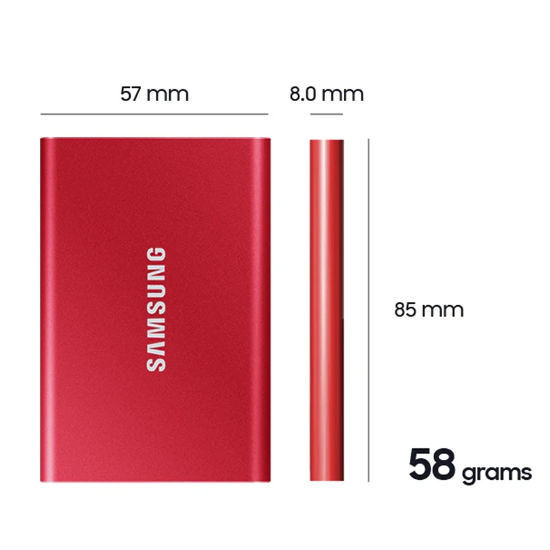 Портативный SSD накопитель samsung T5 500 Гб ТБ USB 3 1|Внешние SSD| |