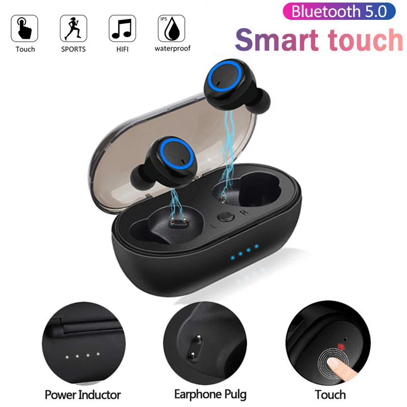 Горячая Распродажа Y50 tws наушники Bluetooth спортивные стереонаушники беспроводные