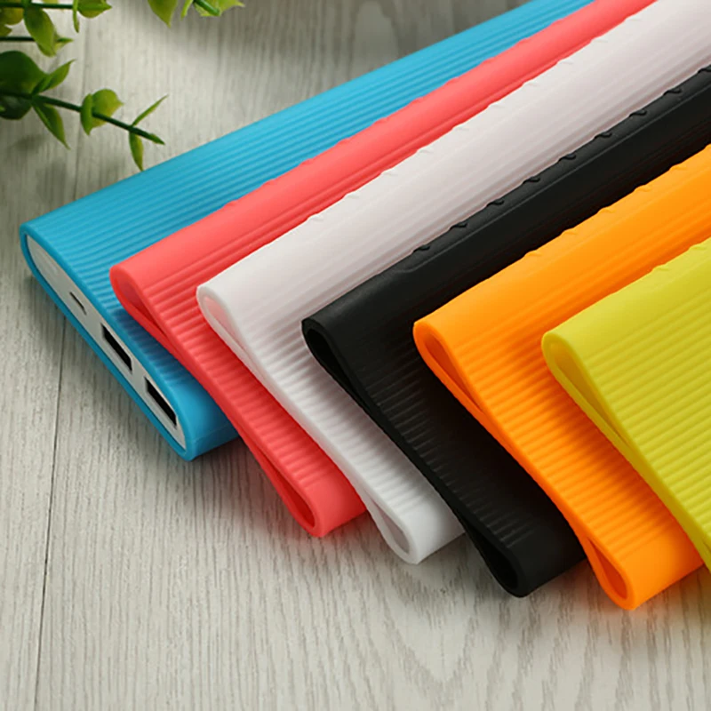 Защитный Мягкий силиконовый чехол для Xiaomi Power Bank 2 10000 мАч полная защита запасные