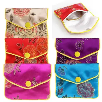 

Silk Chinese Tradition Pouch Purse Gifts Jewelry Organizer Jewelry Storage Pocket Jewelry Storage Bags
