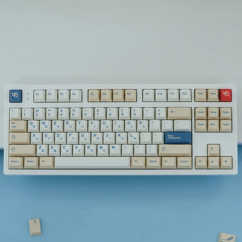 141 Keys GMK Soyamilk Keycaps Cherry Prolife PBT Dye Sublimation Mechanical Keyboard KeycapFor MX Swincth With 1.75U 2U Shift | Компьютеры