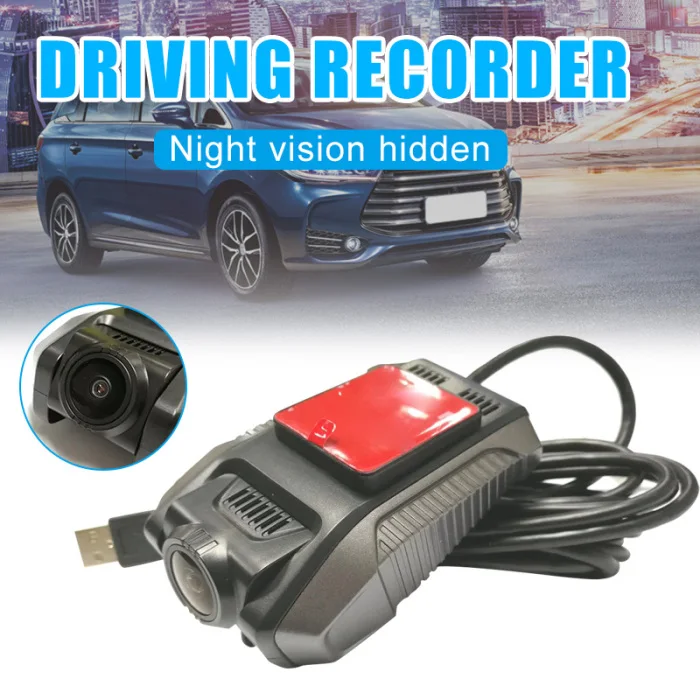Автомобильный регистратор USB порт DVR Передняя камера ночного видения измерение скорости GT66