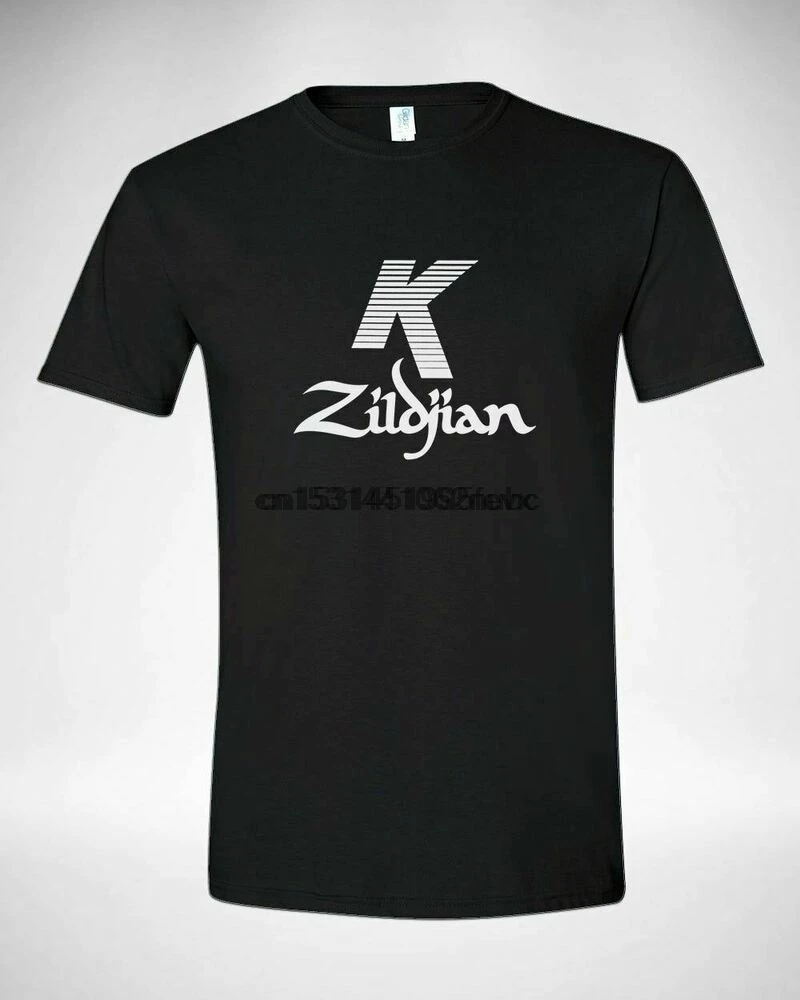 Новая Черная футболка ZILDJIAN с ударным барабаном и логотипом тарелки графическая