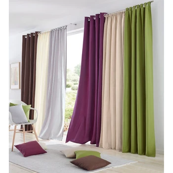 

DIDIHOU Blackout Window Curtains Bedroom Blackout Draperies Curtains Panels Reducing Thermal Insulated Solid Ring Top
