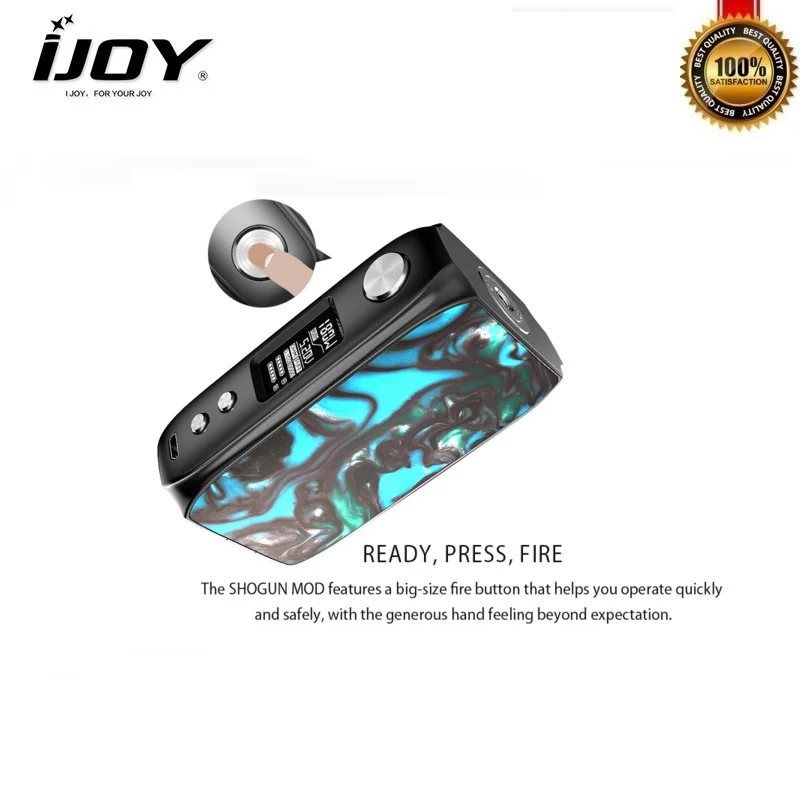 Боксмод iJoy Shogun Univ 180W подходит для испарителя Katana Vape Tank Vaporizer VS Voopoo Drag 2 157W мод