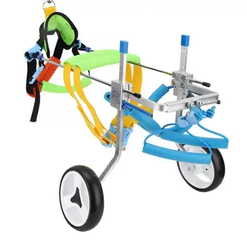 

Dog Trainings Adjustable Pet Dog Wheelchair for Hind Legs Rehabilitation Doggy Training Clicker