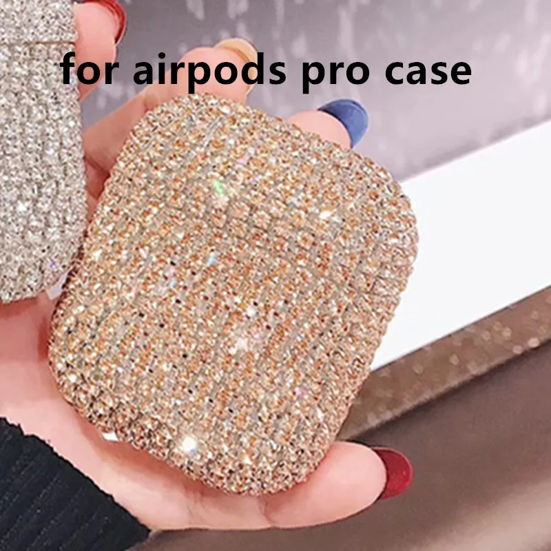 Роскошный милый жесткий чехол с 3D блестящими бриллиантами для Apple Airpods Pro 3, беспроводные Bluetooth наушники, аксессуары, чехол - Цвет: for Airpods pro case