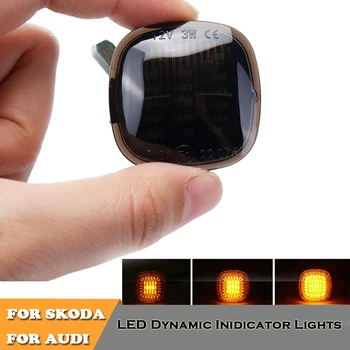 

2x led water flowing sequential blinker turn signal lights for Audi A3 A4 8D A4 S4 B5 A8 auto lamp accessories