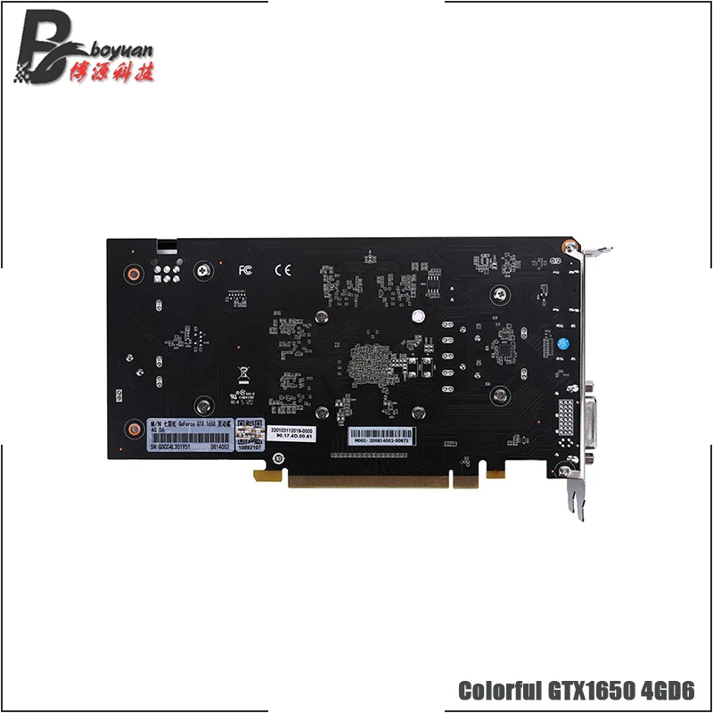 Colorful GeForce BATTLE AX GTX 1650 4GDDR6 GTX 1650 12nm 4G GDDR6 128bit  Support AMD Intel Desktop CPU MotherboardNEW video card in computer