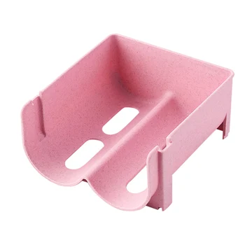 

Free-Standing Plastic Water Bottle Wine Rack Storage Organizer Stackable Rack for Kitchen Countertops Pantry Fridge P7Di