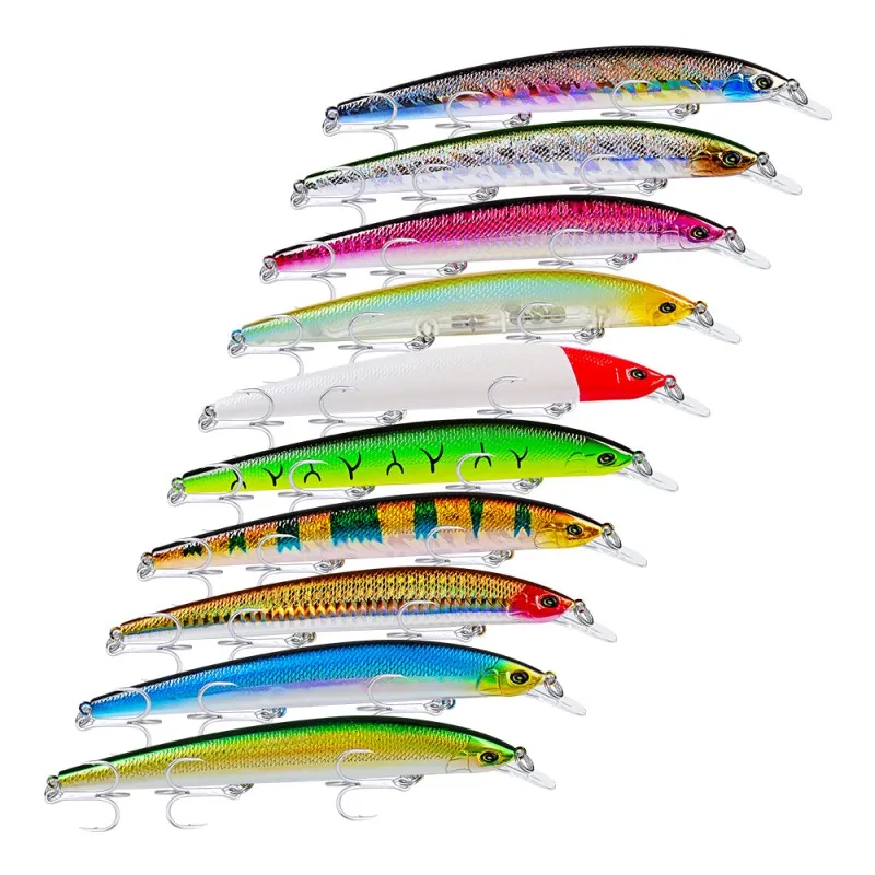 JS0008 1Pcs Minnow Fishing Lures 18.5g 150mm Luya Fish Depth 1.2-2.7M Hard Artificial Bionic Baits For Tackle Lure Accessories | Спорт и