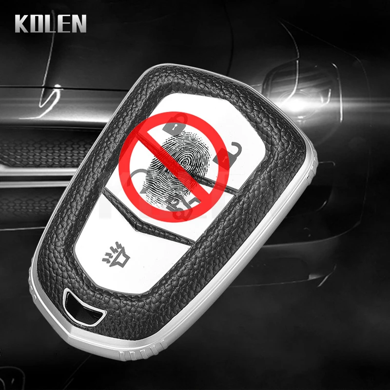 TPU Leather Type Car Key Case Cover For Cadillac ESV Escalade CTS XTS SRX ATS CT5 XT5 XT6 CT6 Protector Shell Fob Accessories 8 TPU Leather Type Car Key Case Cover For Cadillac ESV Escalade CTS XTS SRX ATS CT5 XT5 XT6 CT6 Protector Shell Fob Accessories - H5e2f573463d74bce9a1c6a79e37e40cbD