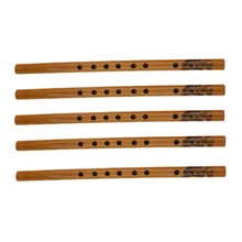 5 Pieces Chinese Bamboo Flute Xiao Woodwind Musical Instrument