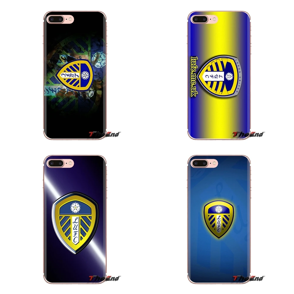 Soft Transparent Case Cover For Huawei G7 G8 P7 P8 P9 Lite Honor 4C 5X 5C 6X Mate 7 8 9 Y3 Y5 Y6 II 2 Pro 2017 leeds united LOGO |