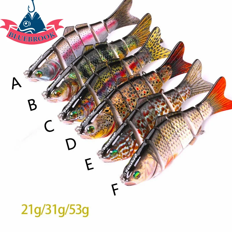 1pc Swimbait Wobblers Pike Fishing Lures Artificial Multi Jointed Sections Hard Bait Trolling Carp Tools | Спорт и развлечения