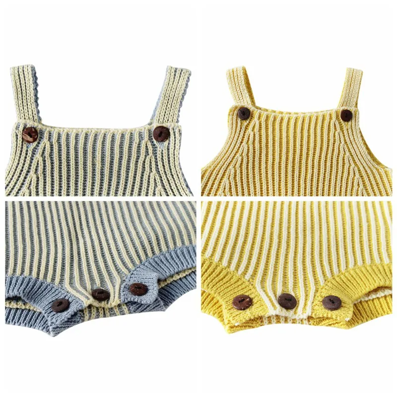 Knitted Baby Clothes Knit Baby Rompers for Boys Girl sNewborn Infant Jumpsuits \Overalls Baby Girl Romper