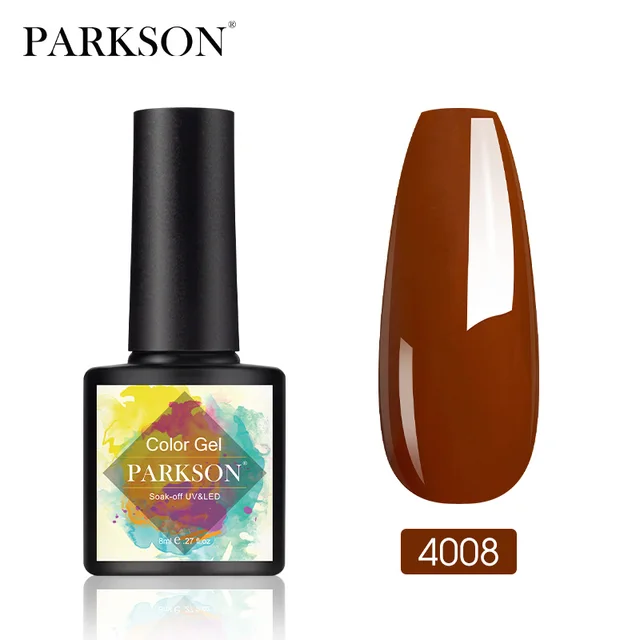 Parkson No Wipe Top Coat Base Coat Nail Gel polish Design Enhancer Varnish Semi Permanent Soak Off UV LED Nail Art Tool 4008