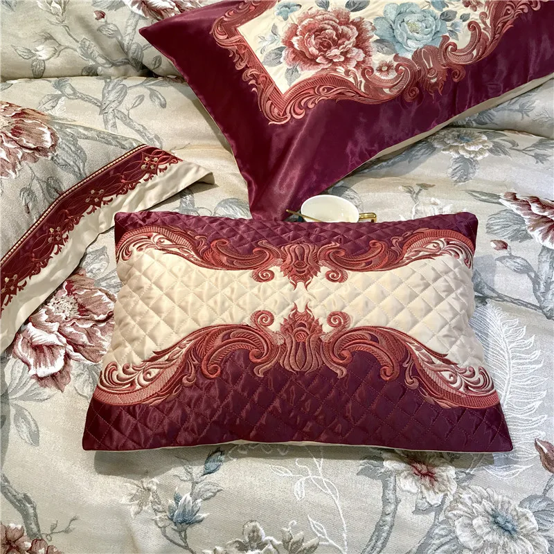 2019 Роскошные жаккардовые постельное белье queen/king size комплект постельного белья 4/6/10 шт. пододеяльник комплекты толстые Постельное белье из