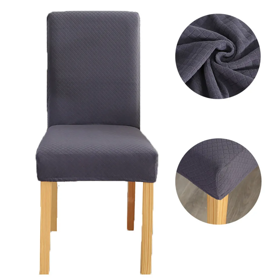 Super Soft Fleece Fabric Chair Cover Elastic Chair Covers Spandex For
