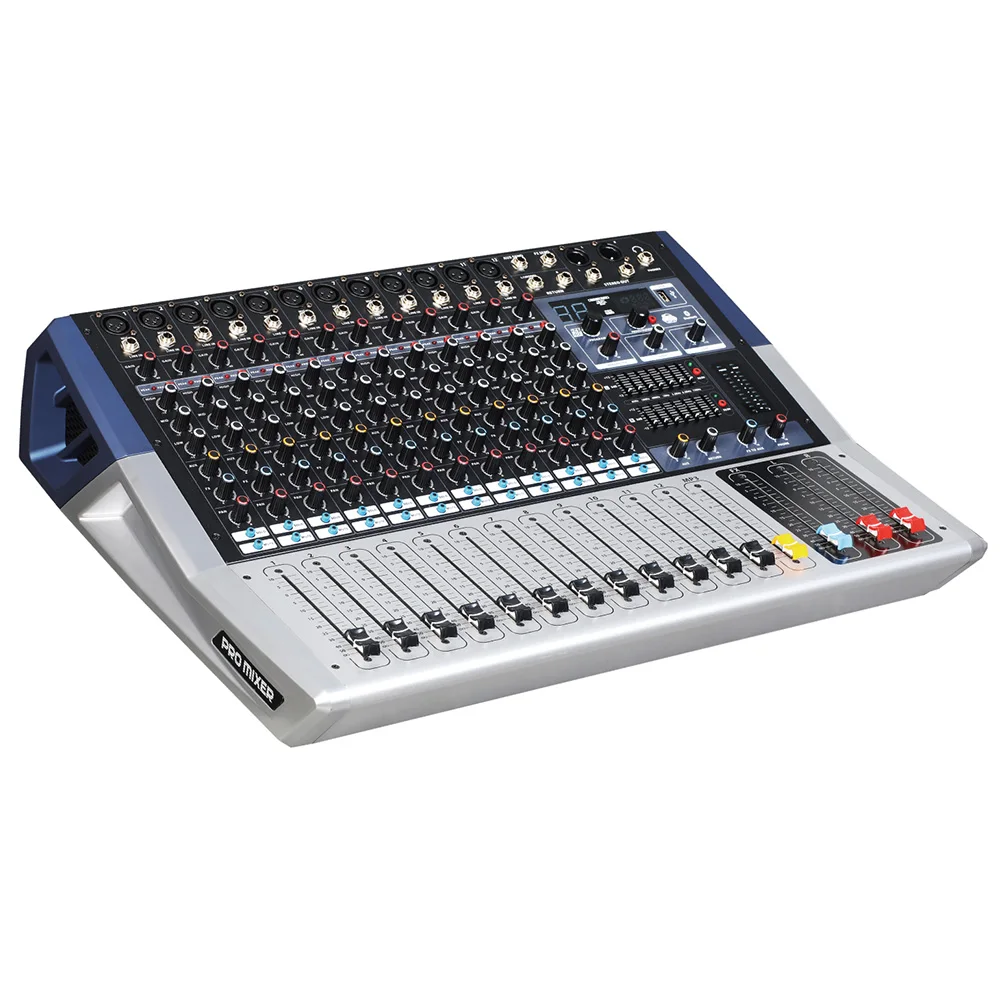 

Mixer Console Audio Mixer Amplifier Bluetooth 48V Phantom Power Karaoke Ktv KV60In
