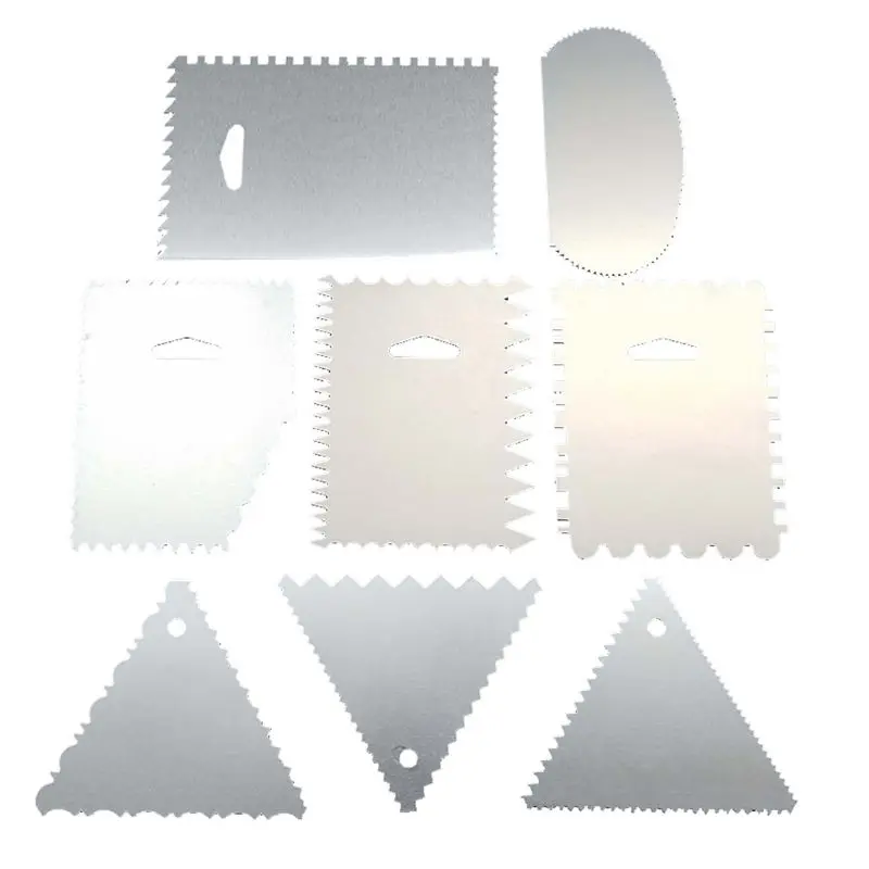 Набор из 8 видов скребков для торта с масляным кремом для самостоятельного украшения Мусса крема и масла