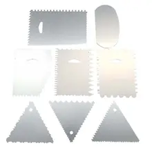 Набор из 8 видов скребков для торта с масляным кремом для самостоятельного украшения Мусса крема и масла