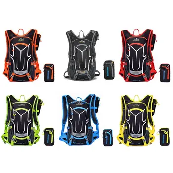 

18L Lightweight Cycling Backpack Hydration Pack Hiking Climbing Rucksack with Rain Cover