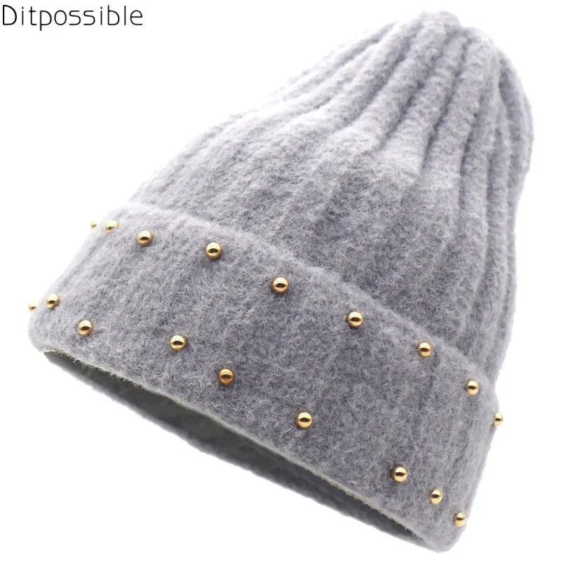 Ditpossible Новые Вязаные модные шапки женские зимние шапки Скалли шапки gorro полосатые шапки touca