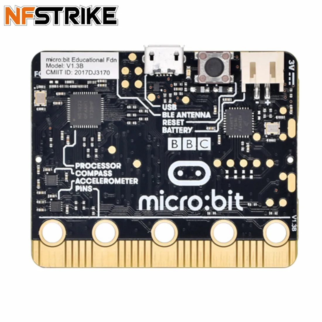 Английский BBC Microbit Go NRF51822 развивающая Мужская t плата питон начинающие