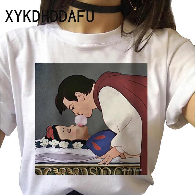 Vogue Princess T Shirt Women 90s Harajuku Funny Cute Tshirt Cartonn Ulzzang Vintage T-shirt Female Fashion Top Tees Clothes