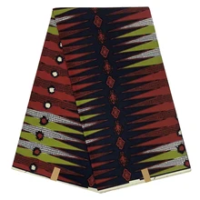 Miss L последнее поступление африканская ткань воск печати хлопок 6 ярдов/шт HL19S111679