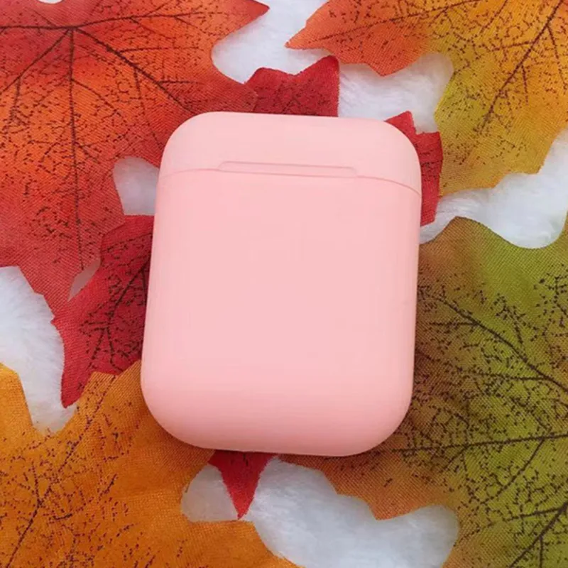 I12 Pink I12 TWS Bluetooth наушники 5,0 беспроводные наушники мини музыкальные наушники с шумоподавлением спортивные наушники для xiaomi huawei iphone - Цвет: I12 Pink