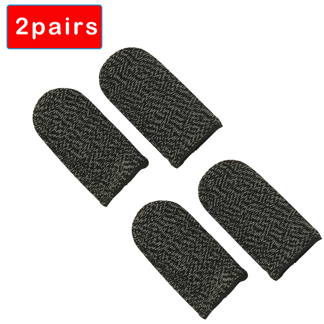 Game Controller Finger Cover Proof Non-Scratch Sensitive Touch Screen Gaming Finger Thumb Sleeve Gloves for PUBG game