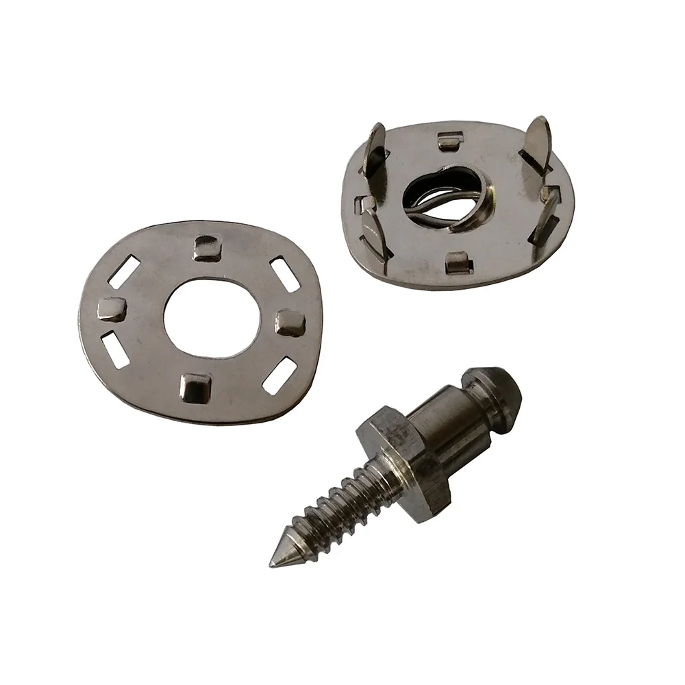 10 Sets of Marine Boat Yacht Screw Base Snaps Lift Dot Fasteners Boat