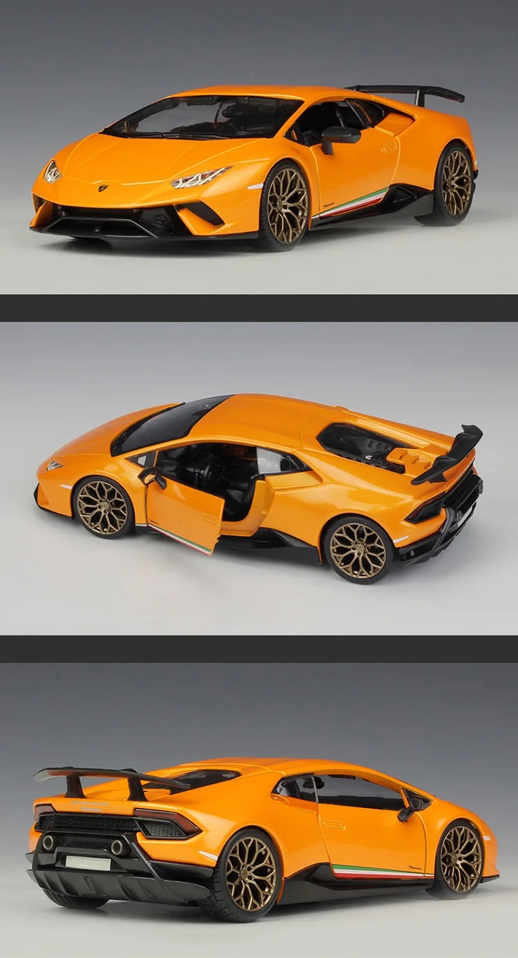 Bburago 1:24 Lamborghini hurachan imperatte литой модельный автомобиль