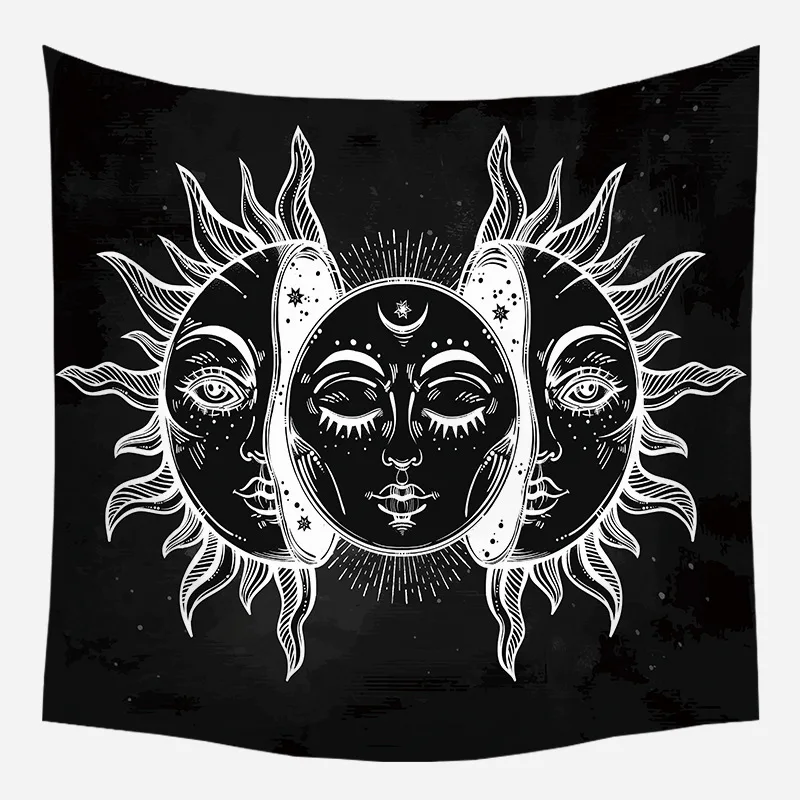 

INS Tapestry Sun Series Home Hanging Cloth Tapestry Wall Hangers Tapestry Decorative Cloth