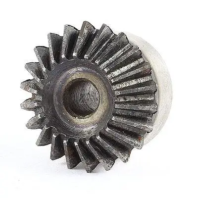 

35mmx30mm Gray Metal Module 1.5 22 Teeth Tapered Pilot Bore Bevel Gear