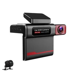 Caméra de tableau de bord pour voiture, 3 pouces, IPS, avant 2K, arrière, 1080p, Wifi, double objectif, Vision nocturne, Dvr, boîte noire 