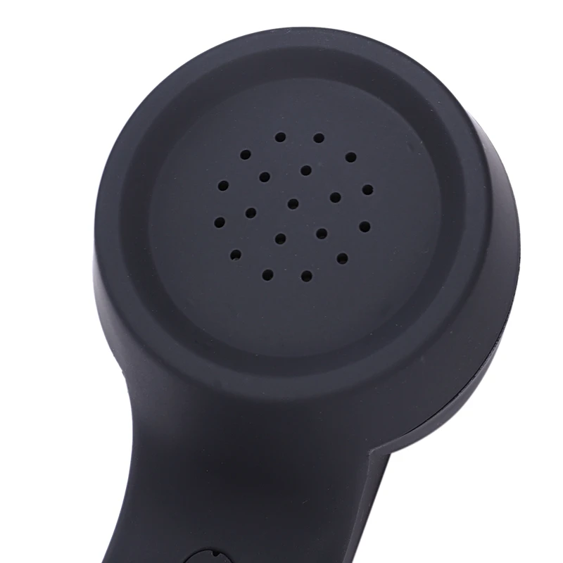 Bluetooth микрофон наушники черный телефон в ретро-стиле микрофон динамик телефонный звонок приемник-черный