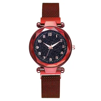 

Night Behave In youthful Manner With A Careful Look Starry Digital Surface Milan Net Strap With Aliexpress Ladies Watch