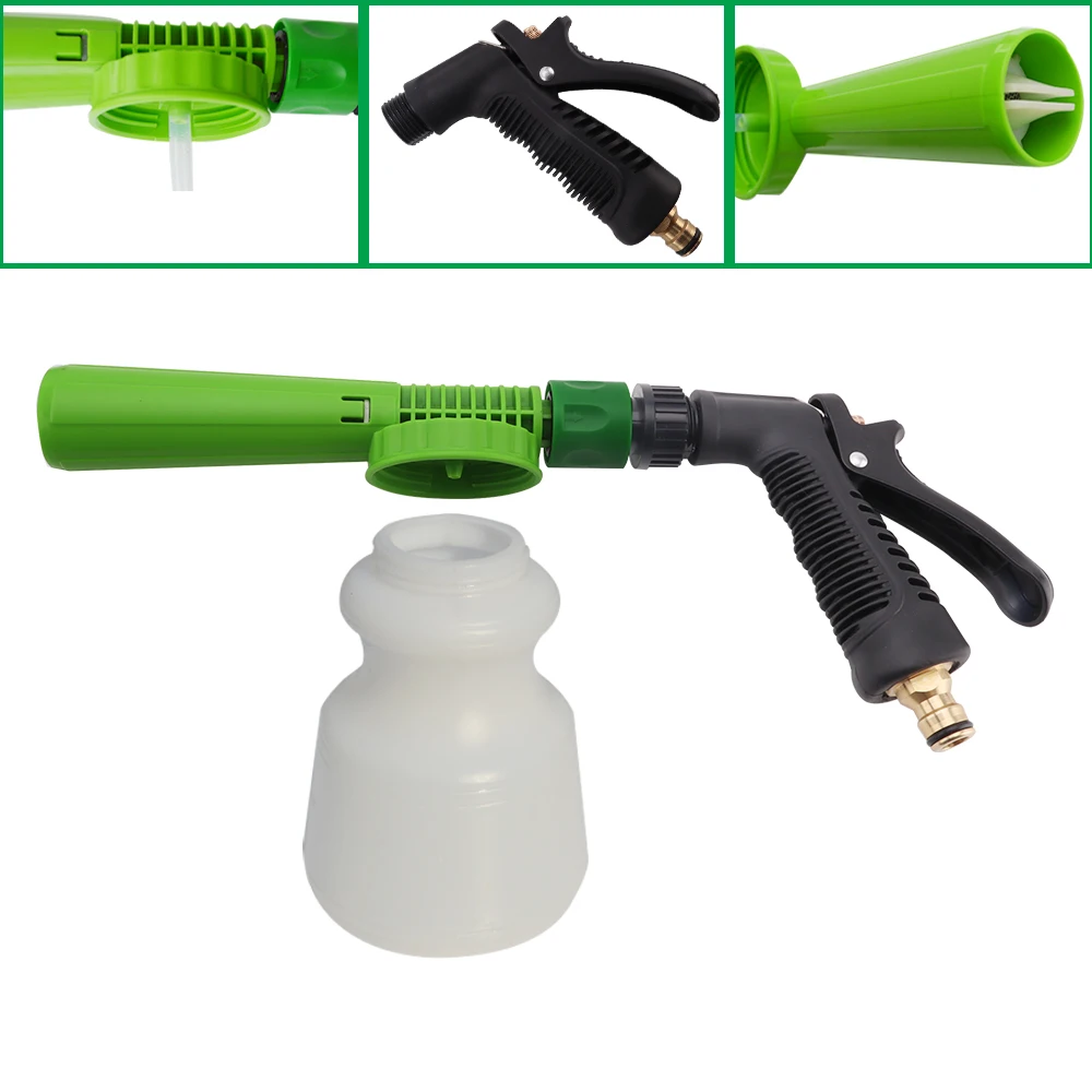 Car Wash Garden Hose Foam Gun Car Cleaning Snow Foam Lance Car Water Soap Foam Sprayer Low Pressure Tap Foam Gun 4