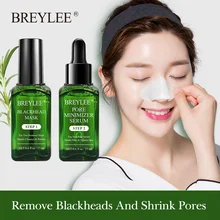 

BREYLEE Blackhead Removal Serum Anti Acne Treatment Black Mask Peeling Shrink Pores Serum Kit Facial Essence Mask Face Skin Care