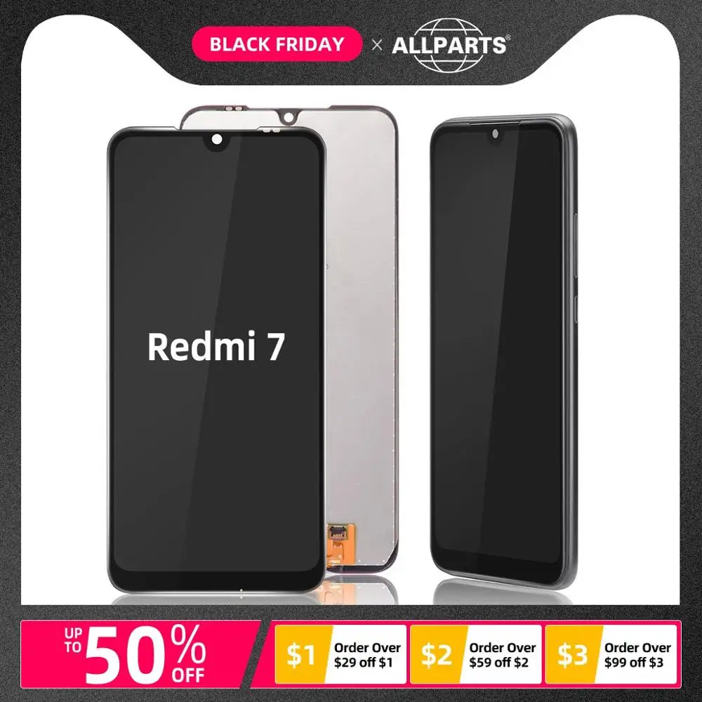 

Snapdragon 632 Original Display For Xiaomi Redmi 7 LCD Display Touch Screen For Redmi 7 Display with Frame Digitizer Assembly