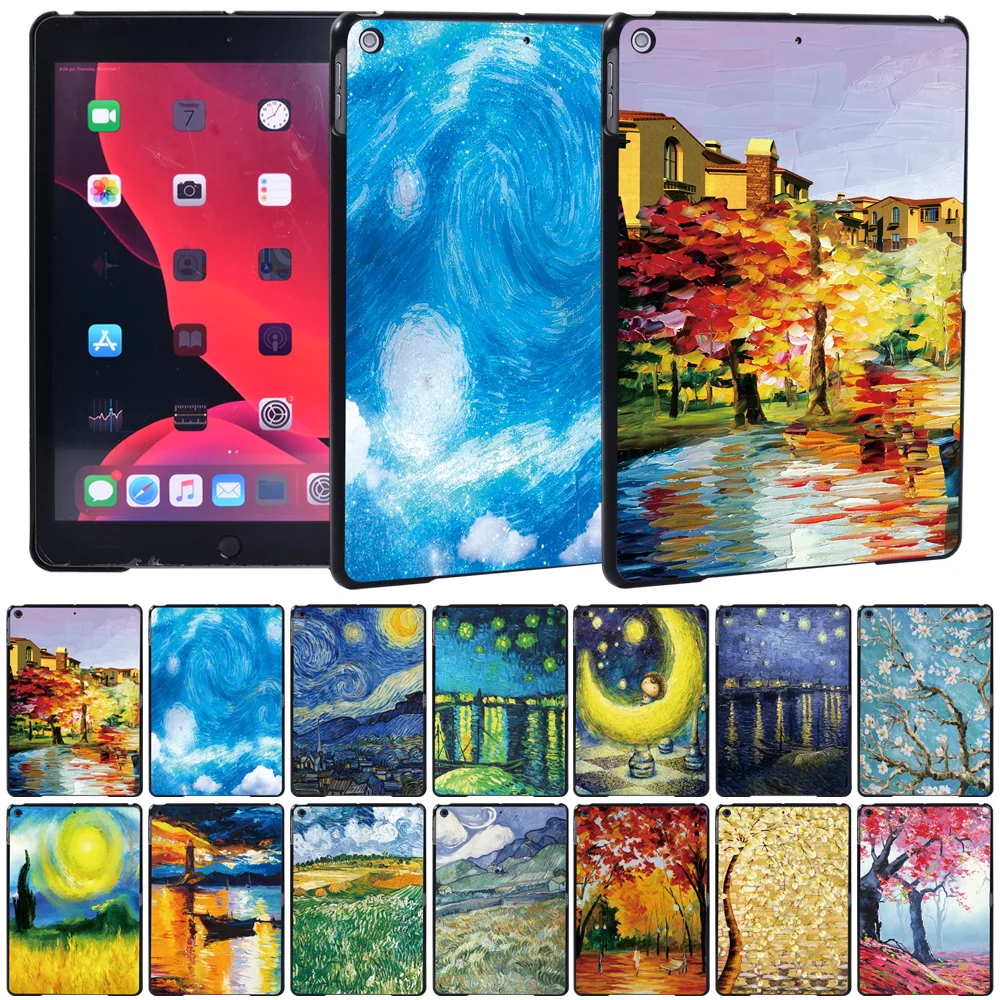 

Capa Para Fit Apple IPad 2/3/4/Mini 1/2/3/4/5/Air 1/2/3/ Pro 9.7/10.5/Pro 11 2018/2020 Caixa De Pintura Traseira