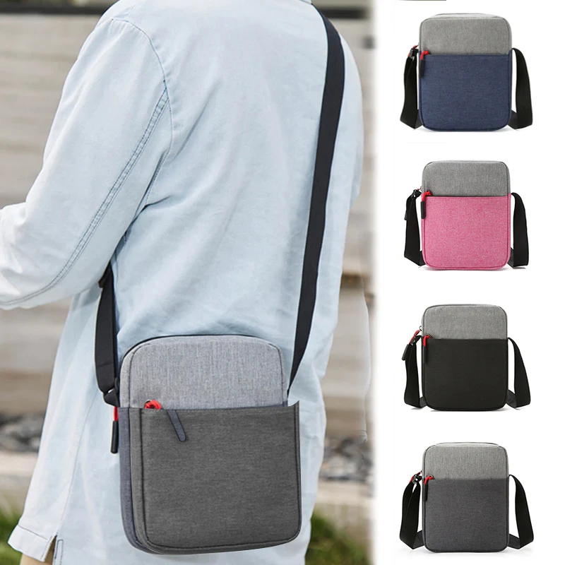  Men Waterproof Shoulder Bag Pockets Anti Theft Large Capacity Outdoor Messenger Bag Fashion Men's C - 4000208875616